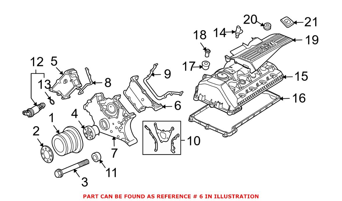 Engine Timing Cover - Upper